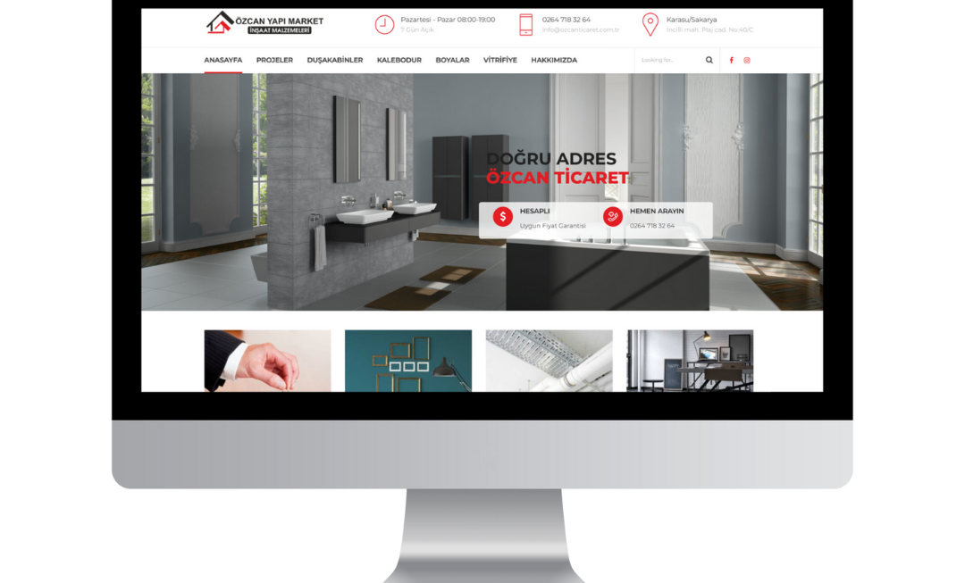 Ozcanticaret.com.tr, inşaat ve yapı sektöründe hizmet veren bir firma için sade ve bilgilendirici bir yapıda tasarlandı. Ürün ve hizmet kategorileri net şekilde sunuldu, kullanıcı dostu arayüzle kolay erişim sağlandı. Marka kimliği, içerik yapısı ve görsel düzenlemelerle dijital ortamda güçlü biçimde yansıtıldı.