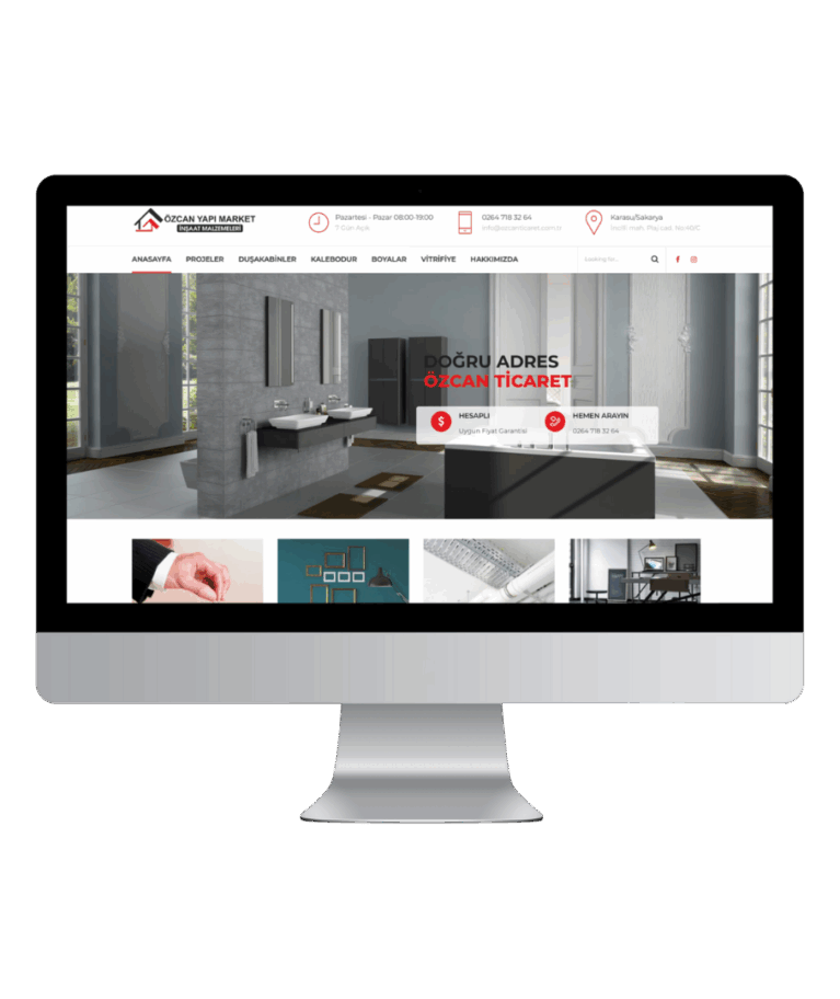 Ozcanticaret.com.tr, inşaat ve yapı sektöründe hizmet veren bir firma için sade ve bilgilendirici bir yapıda tasarlandı. Ürün ve hizmet kategorileri net şekilde sunuldu, kullanıcı dostu arayüzle kolay erişim sağlandı. Marka kimliği, içerik yapısı ve görsel düzenlemelerle dijital ortamda güçlü biçimde yansıtıldı.